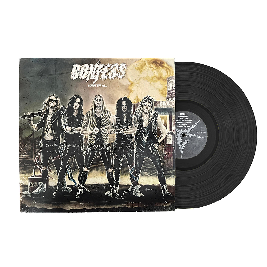 Confess - Burn 'em all - Vinyl