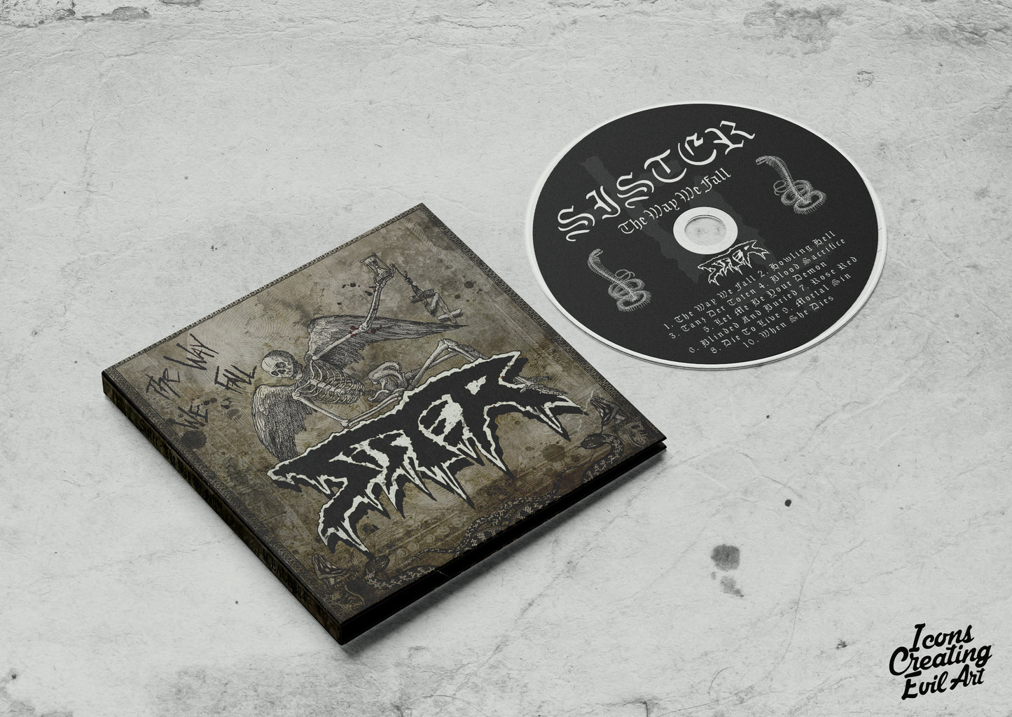 Sister - The Way We Fall - CD (Signed by the band)